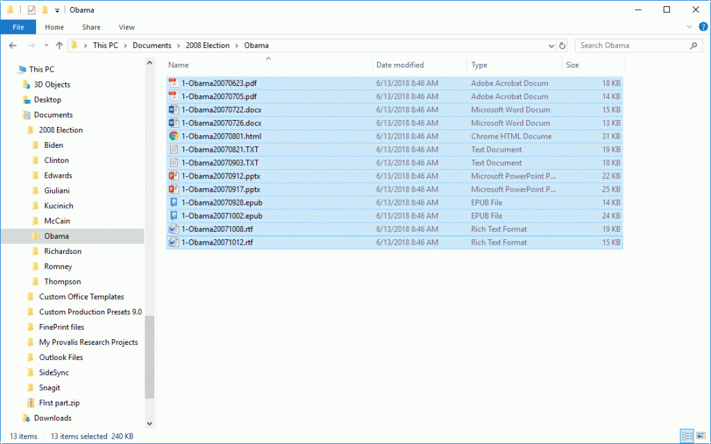 WordStat: Explorer mode